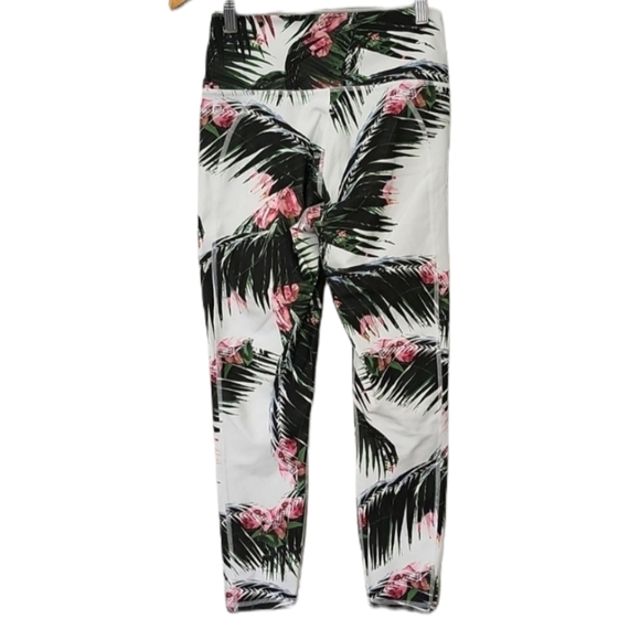 Fabletics Palm Tree Leaves Tropical Leggings Size S - Picture 6 of 11